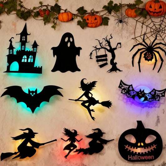 Griezel lichtjes – Plakbare LED Halloweenlampjes