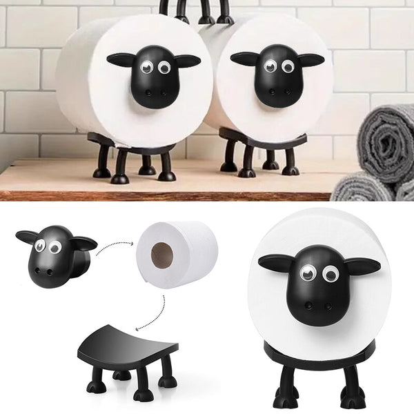 Stijlvolle schapen toiletrolhouder