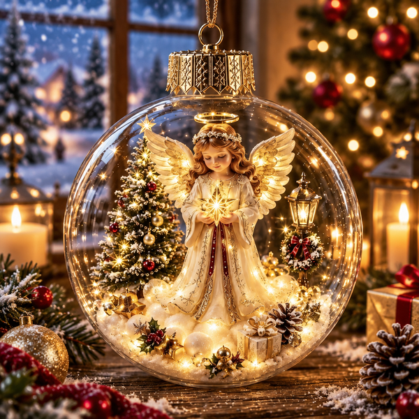 Betoverende Lichtgevende Kerstbal