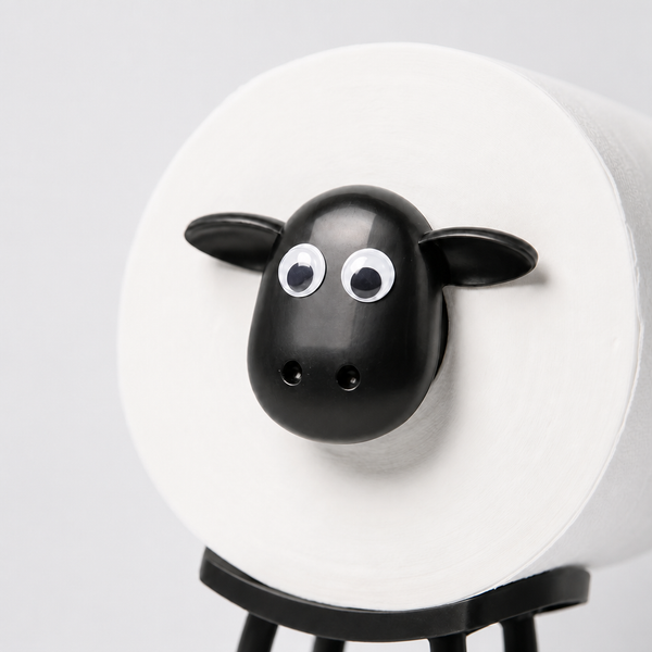 Stijlvolle schapen toiletrolhouder