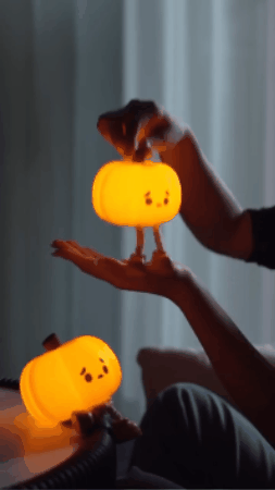 Schattig Pompoen Nachtlampje – Gezellige Halloween Decoratie